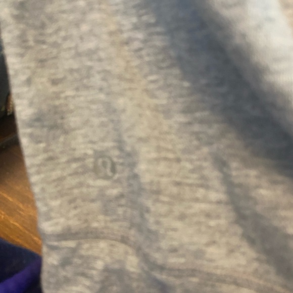 Lululemon Reversible Double up Heather grey sweater - Picture 10 of 11